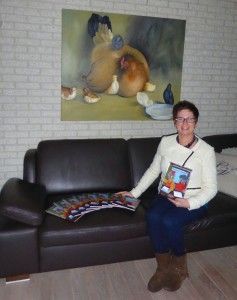 foto Ria met boek